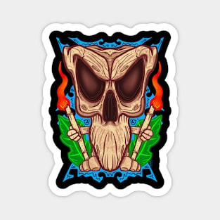 Tiki skull Magnet