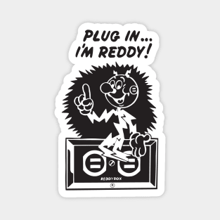 plug in reddy kilowatt black Magnet