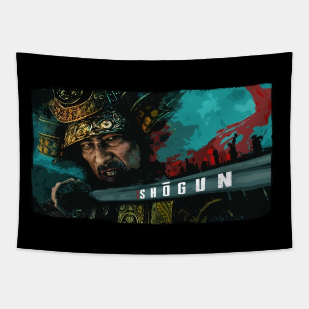 Shogun Tapestry by Buff Geeks Art