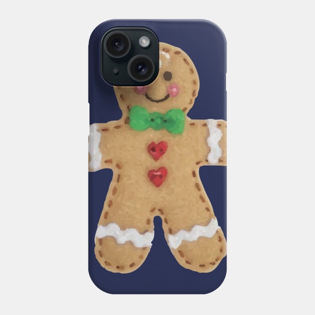 Gingerbread Man Phone Case by madmonkey
