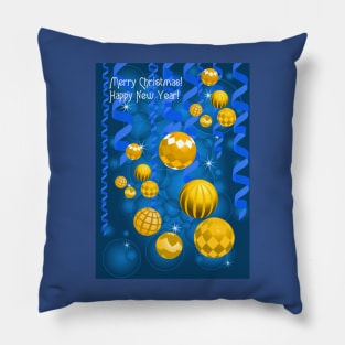 Christmas golden balls Pillow