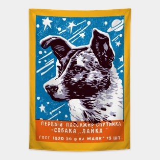 Laika the Space Dog Tapestry