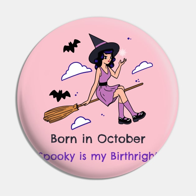 Spooky is my Birthright Pin by Malficious Designs