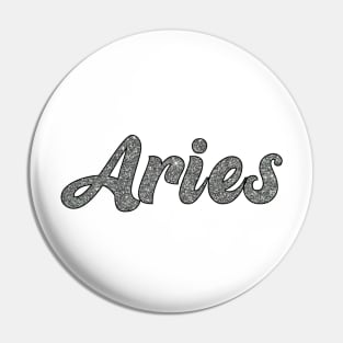 Aries Glitter Pin