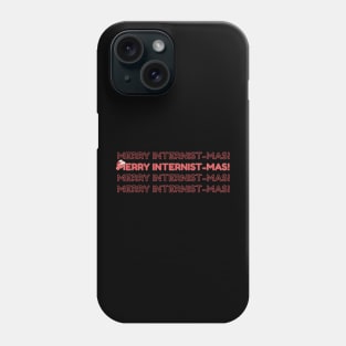 Merry Christmas internist doctor Phone Case