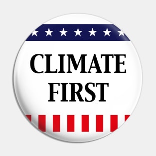 Climate First / Stars & Stripes (Climate Change) Pin