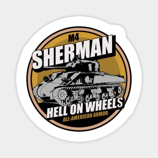 WW2 M4 Sherman Tank Magnet