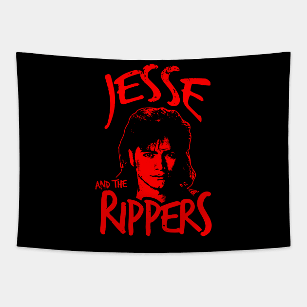 Jesse And The Rippers Tapestry by Nyu Draw