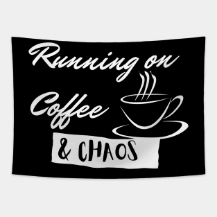 Lispe Funny Running on Coffee & Chaos Tapestry