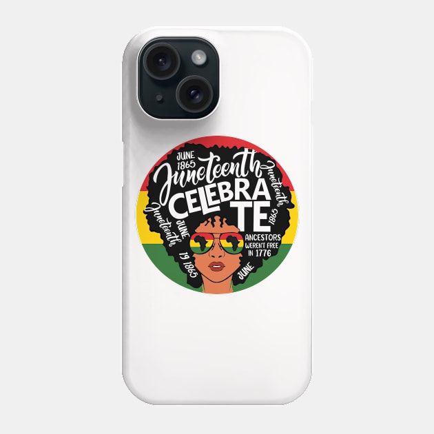 juneteenth 1865 Phone Case by first12