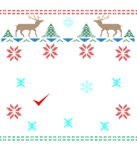 Naughty Nice Or Petty AF Santa's Checklist Ugly Christmas Style Design Magnet