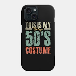 Vintage 50s Costume 50s Outfit 1950s Fashion Theme Party Phone Case