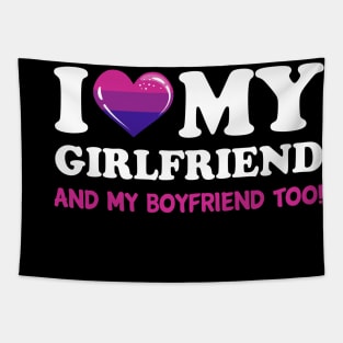 I love my girlfriend and my boyfriend too Tapestry