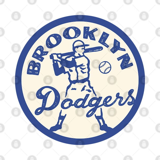 Old Baseball Brooklyn  Dodgers by Punk Rock