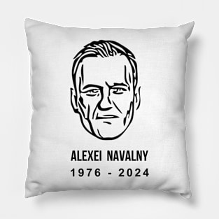 NAVALNY PORTRAIT 1976 - 2024 Pillow