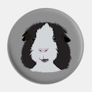 Black and White Guinea Pig Pin