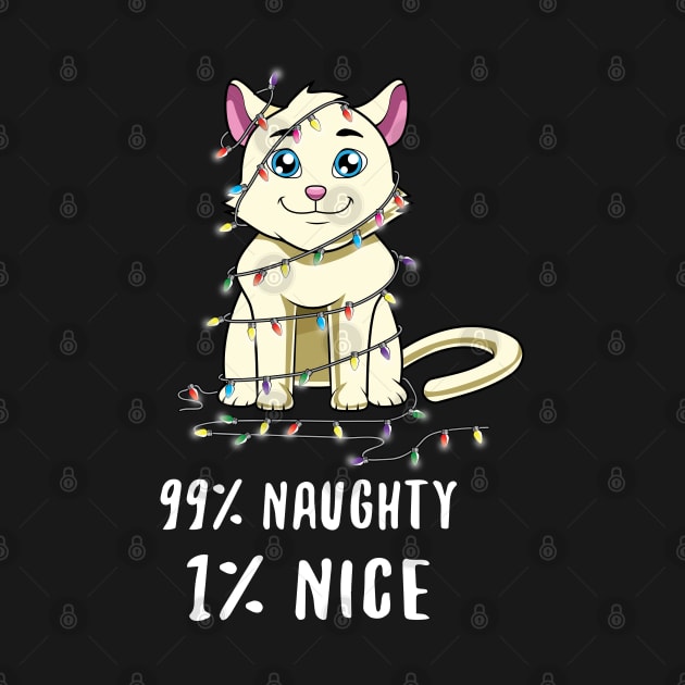 Christmas Cat Naughty List by amitsurti