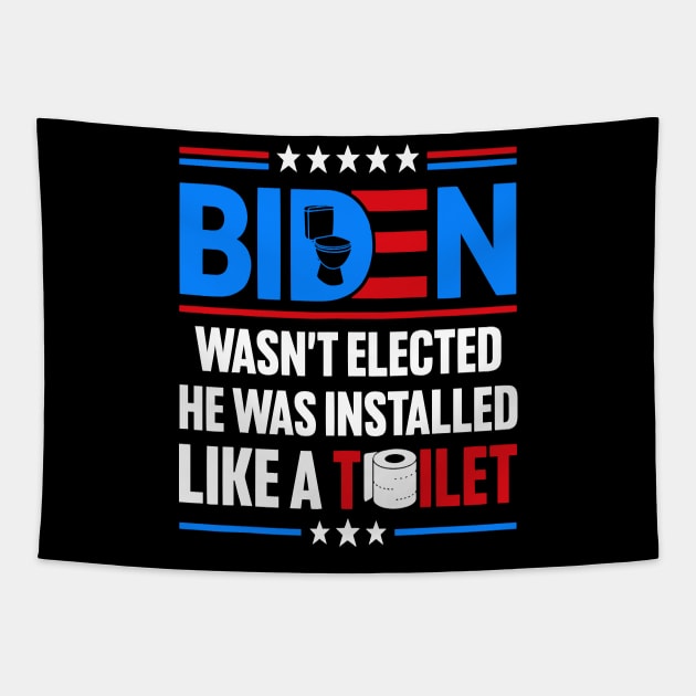 Impeach Biden Tapestry by LEGO