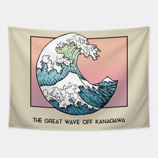 The Great Wave off Kanagawa // Aesthetic Art Design Tapestry