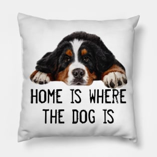 bernese mountain dog Pillow