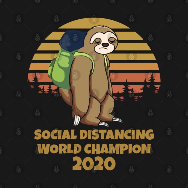 Social Distancing World Champion by WorkMemes