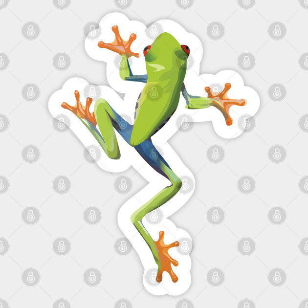 Greenery tree-frog - Frog - Sticker