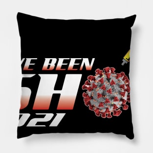 I Got Shot Reverse Logo Pillow