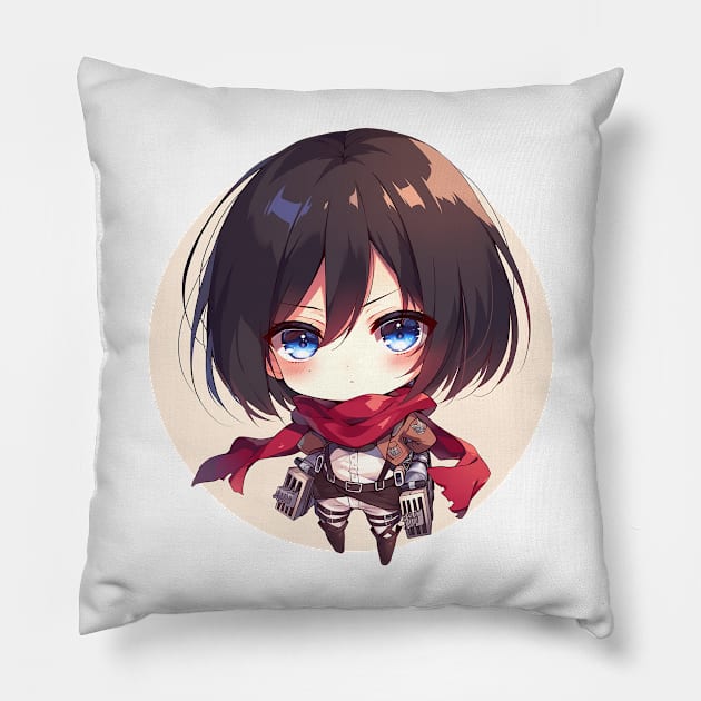 mikasa Pillow by StevenBag