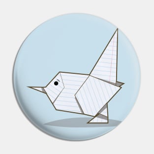 Loose Leaf Finch Pin