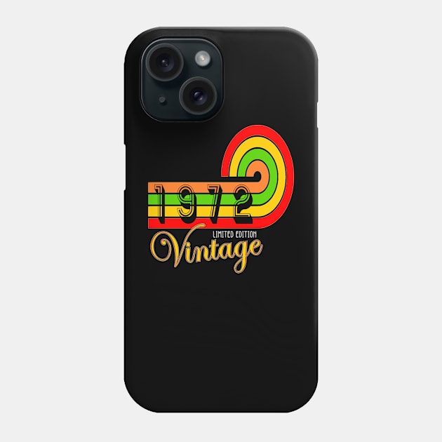 1972 the birth of legends Phone Case by vintagejoa