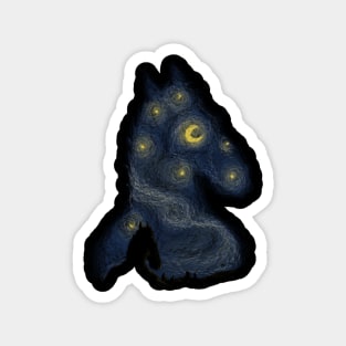 Hollywoo Starry Night Magnet