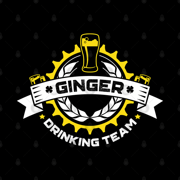 Ginger Drinking Team Irish St Patricks Day by trendingoriginals