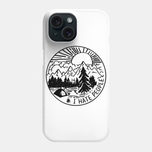 I Hate People Mountain Phone Case