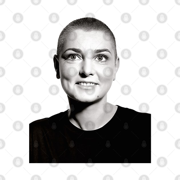 Sinéad O'Connor Retro Aesthetic Fan Gift Design by feck!