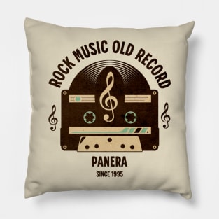 vintage cassette old music record b2 Pillow