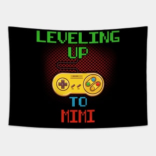 Promoted To Mimi T-Shirt Unlocked Gamer Leveling Up Tapestry