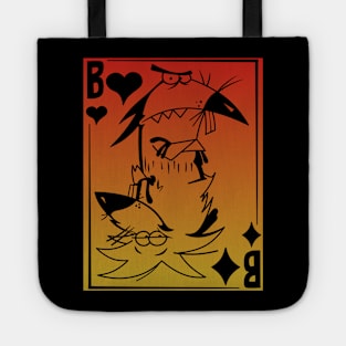 Poker Card Beaver Tote