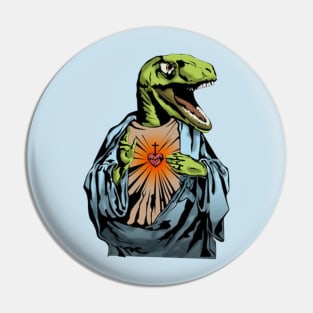 Raptor Jesus Pin