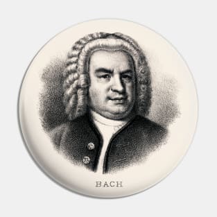 Composer Johann Sebastian Bach Pin