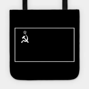 Russkeey Designs (White Soviet Flag) Tote