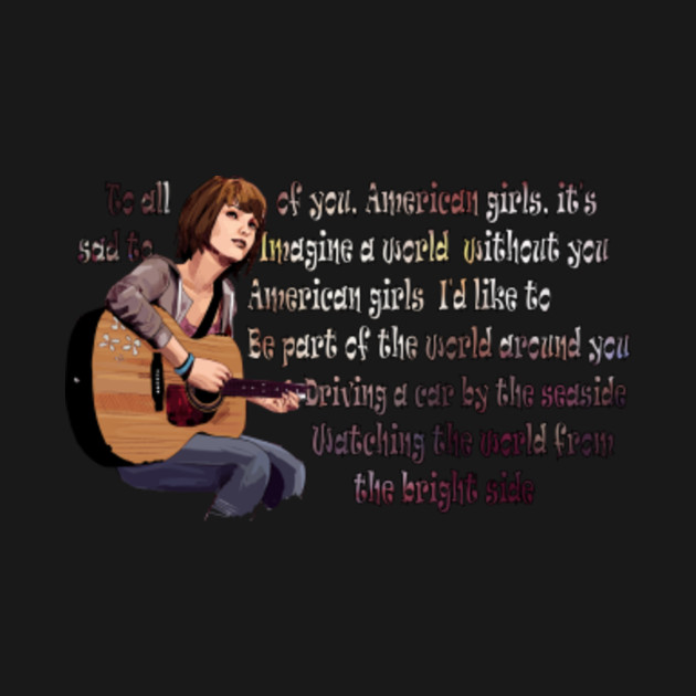 Disover Max Caufield playing the guitar - Life Is Strange - T-Shirt