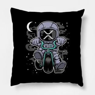 Astronaut Ripple XRP Coin To The Moon Crypto Token Cryptocurrency Wallet HODL Birthday Gift For Men Women Pillow