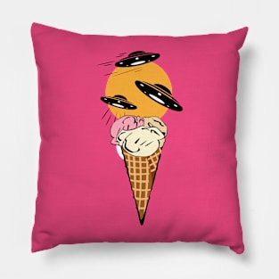 Ice cream UFO design Pillow