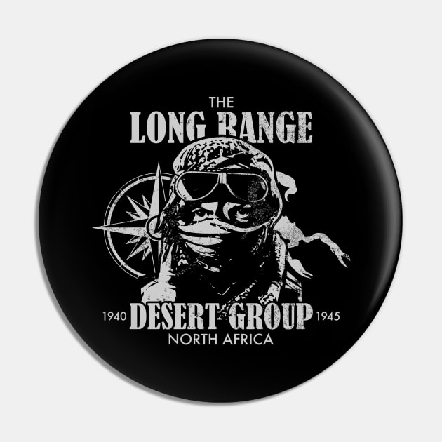 Long Range Desert Group (distressed) Pin by TCP