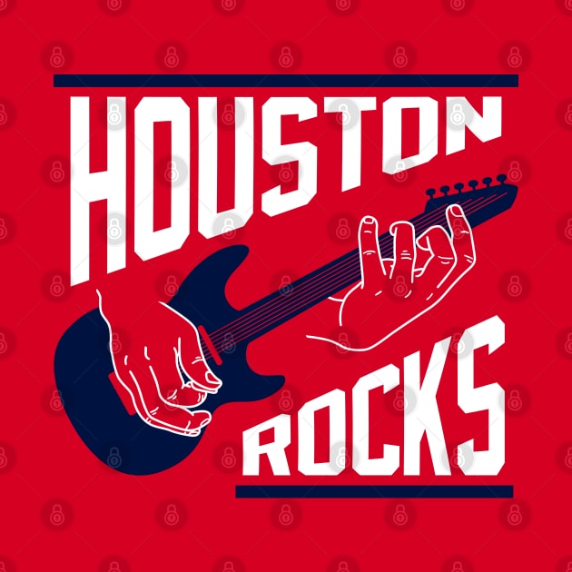 Houston Rocks Air Guitar - Red by KFig21