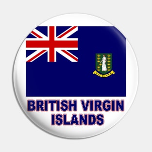 The Pride of the British Virgin Islands - BVI Flag Design Pin