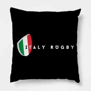 Minimalist Rugby Part 2 #008 - Italy Rugby Fan Pillow