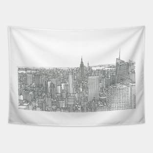 New York Skyline Tapestry