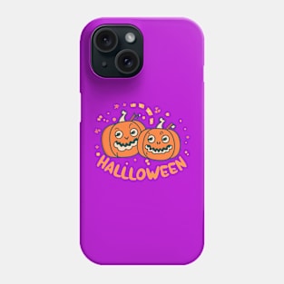 Halloween pumpklins Phone Case