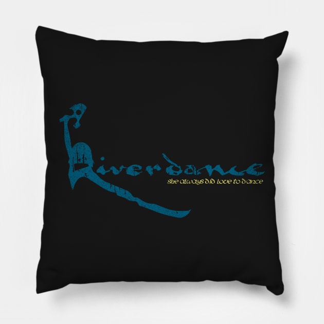 Riverdance Pillow by bigdamnbrowncoats